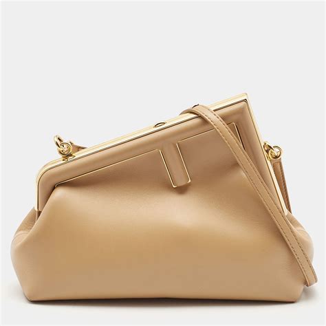 fendi first small|Fendi first small beige.